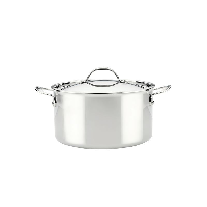 Anolon – Everlast Tri-Ply Clad Stainless Steel 26cm Covered Stockpot 7.6Ltr