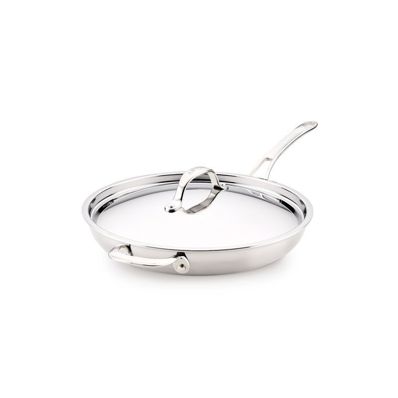 Anolon – Everlast Tri-Ply Clad Stainless Steel 32cm Covered Frypan with Helper Handle