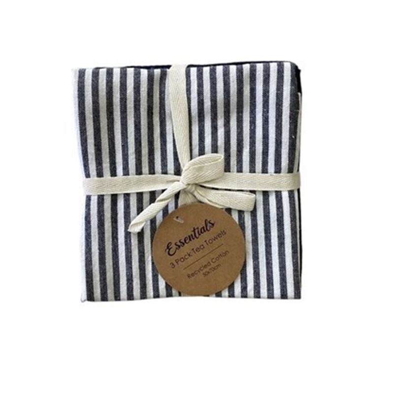 j.elliot Essentials – Tea Towel 50x70cm Pack of 3 Navy