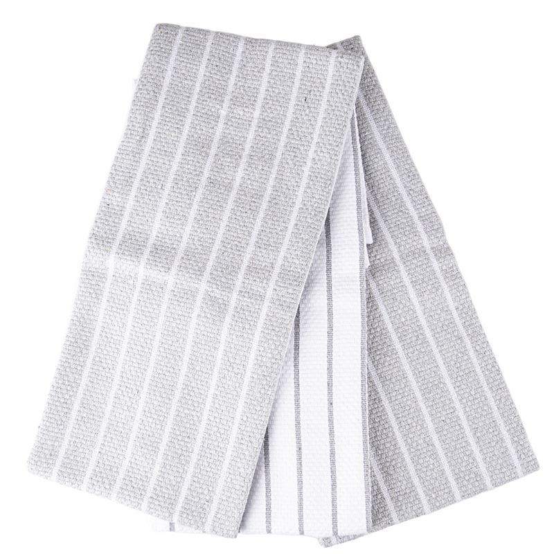 j.elliot Essentials – Basket Weave Tea Towel 50x70cm Pack of 3 Taupe