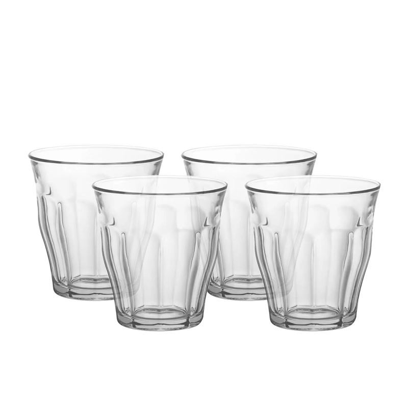 Duralex – Picardie Tempered Glass Tumbler 200ml Set of 4 (Made in France)