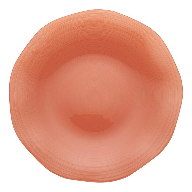 Porto – Campania Glass Platter 31cm Coral