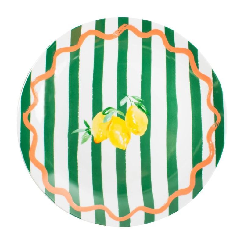 Porto – Limone Porcelain Round Serving Platter 30cm