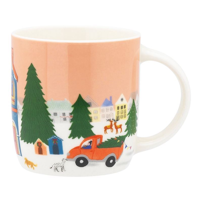 Porto – Night Before Ceramic Red Truck Mug 330ml