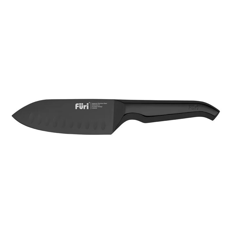 Furi – Pro Jet Black East/West Santoku Knife 13cm