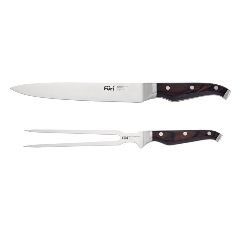 Furi – Triple Rivet Carving Knife and Fork Set of 2