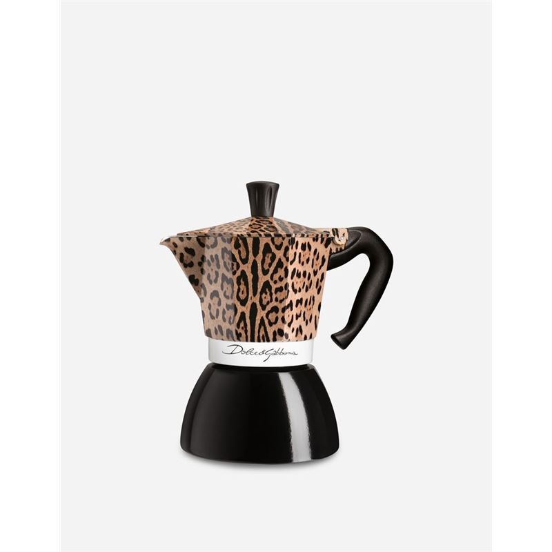 Dolce & Gabbana by Bialetti – Leopardo 4 Cup MOKA Induction Espresso Maker (Made in Italy)