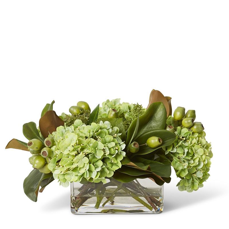 Elme Living – Hydrangea Mix Green 50x32x26cm