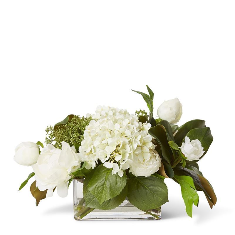 Elme Living – Hydrangea Mix White 50x36x26cm