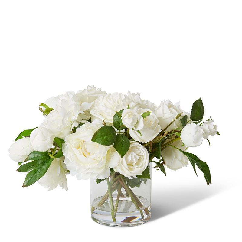 Elme Living – Heather Arrangement 46x56x38cm White