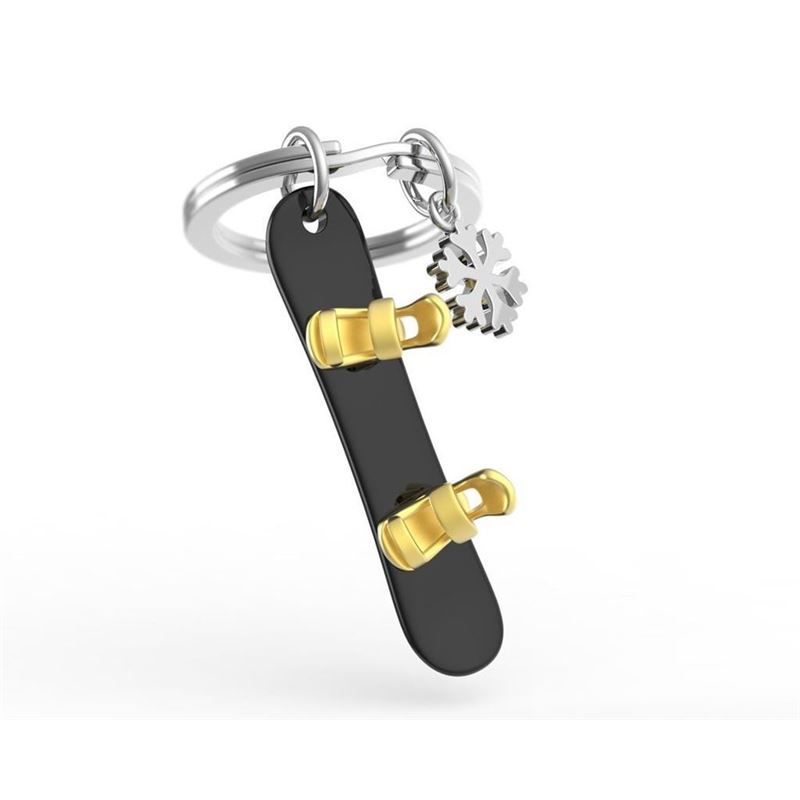 Meta[l]morphose x Chocli – Snowboard and Snowflake Charm Key Chain