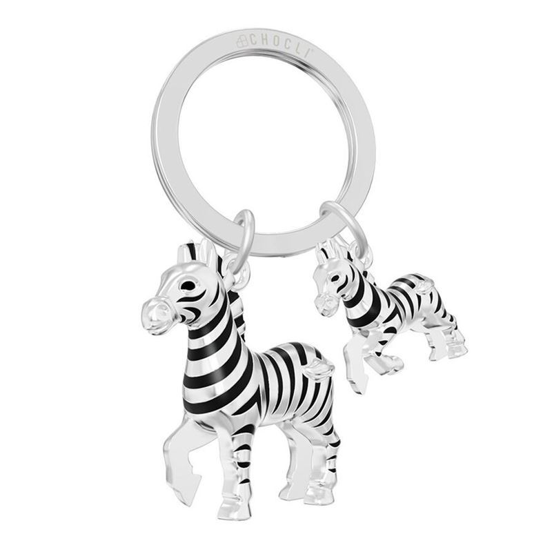 Meta[l]morphose x Chocli – Zebra Key Chain