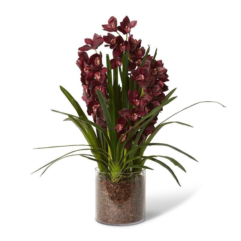 Elme Living – Cymbidium Luch 91x91x102cm Burgundy