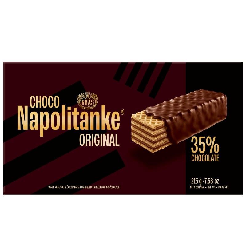 Kras – Choc Napolitanke Choc Coated Wafer Biscuits 215g