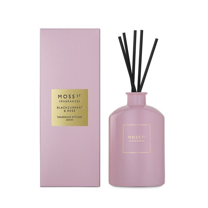 Moss St Fragrances – Blackcurrant & Rose Large Fragrance Diffuser 300ml