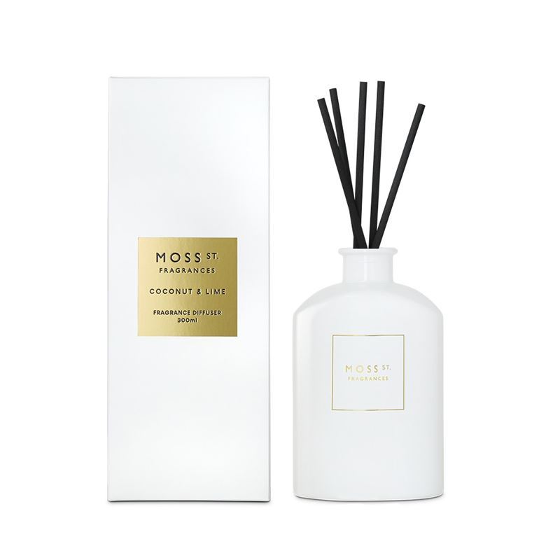 Moss St Fragrances – Coconut & Lime Large Fragrance Diffuser 300ml