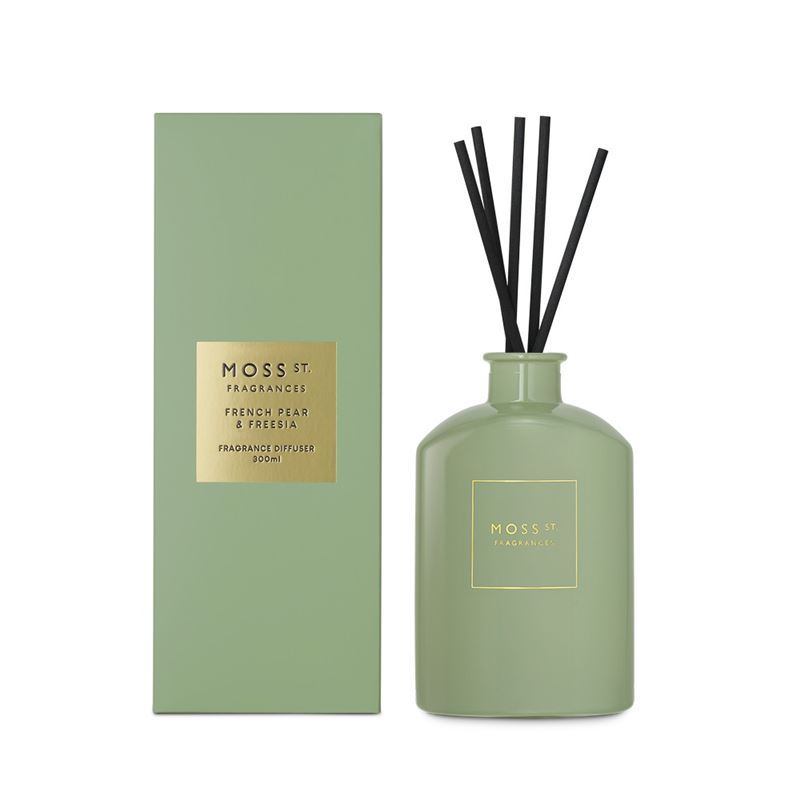Moss St Fragrances – French Pear & Freesia Large Fragrance Diffuser 300ml