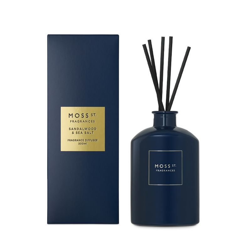 Moss St Fragrances – Sandalwood & Sea Salt Large Fragrance Diffuser 300ml