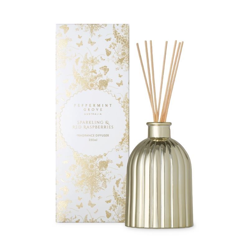 Peppermint Grove – Sparkling & Red Raspberries Large Fragrance Diffuser 350ml