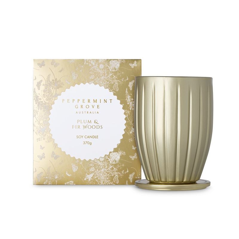 Peppermint Grove – Plum & Fir Woods Large Candle 370g