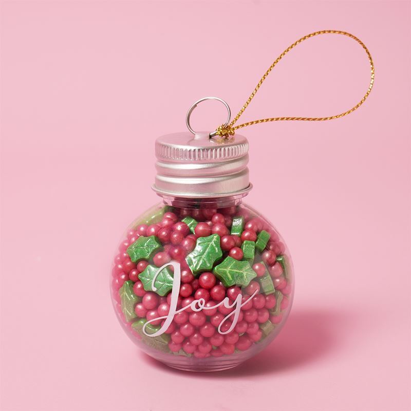 Sprinks – Merry Minis Yuletide Mix 50g Glass Bauble Joy