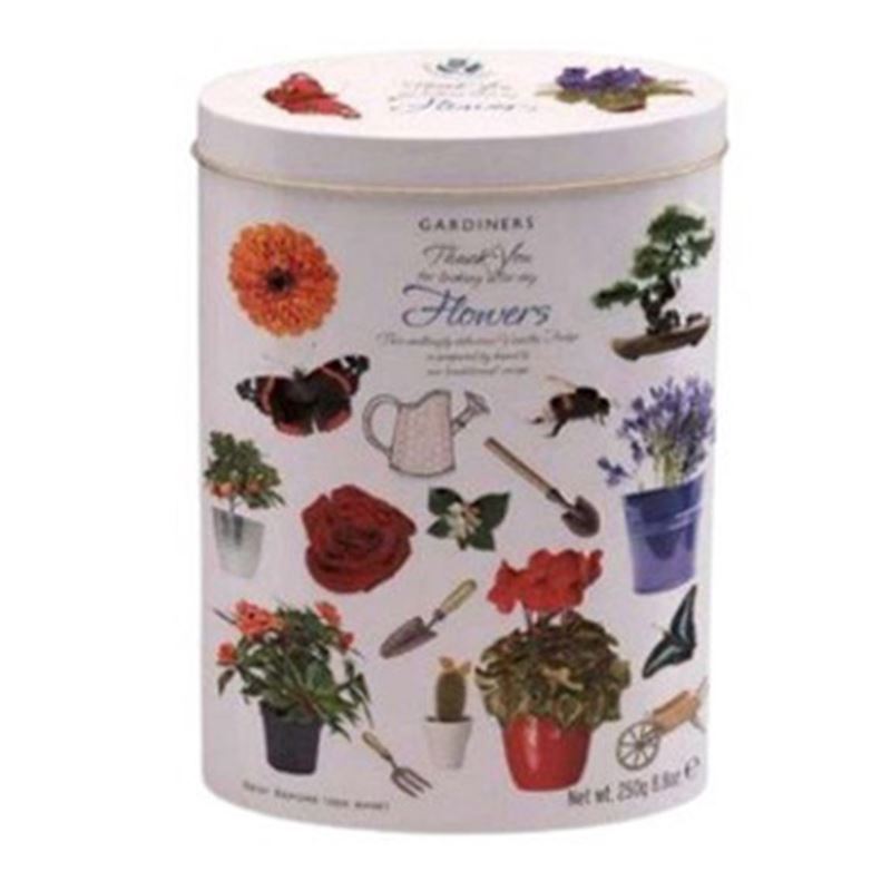 Gardiners – Thank You Flowers Fudge Tin 250g (Product of Scotland)