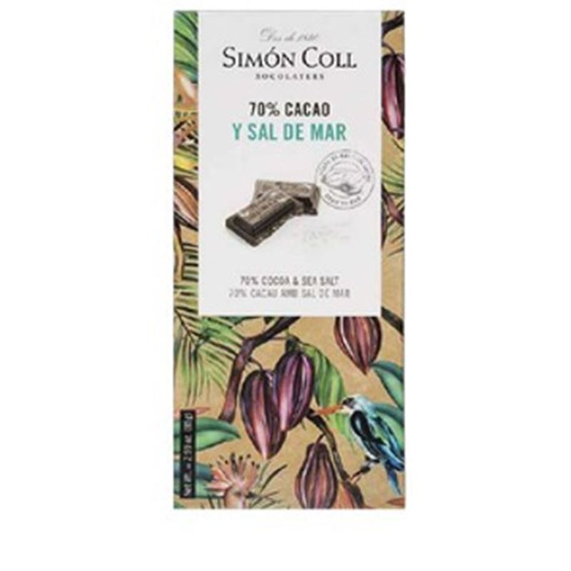 Simon Coll and Amatller – Dark Chocolate Sea Salt 85g