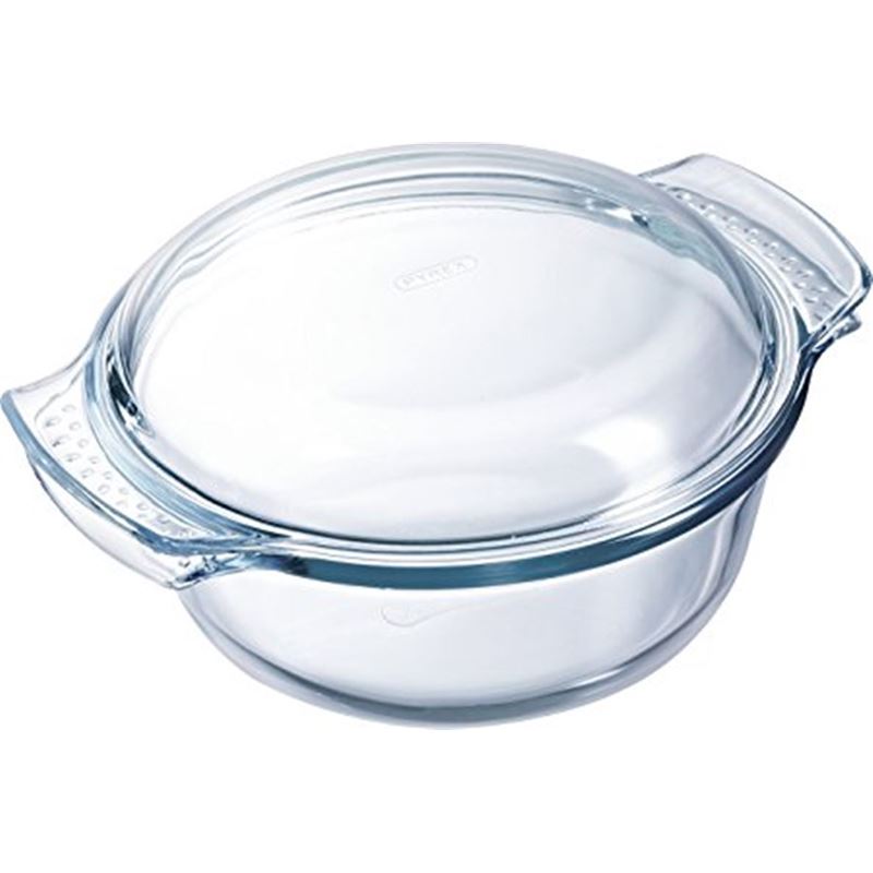 Pyrex Classic – 3.5Ltr Round Casserole With Lid 23.5 dia x 10cm (Made in the U.S.A)
