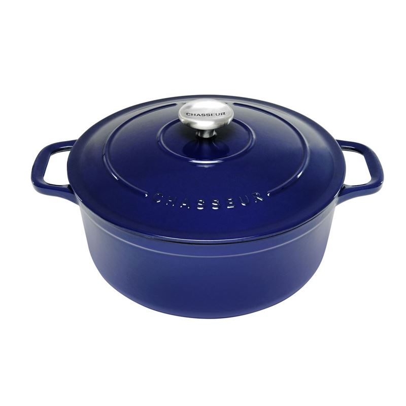 Chasseur Cast Iron – French Blue Round French Oven 28cm 6.1Ltr (Made in France)