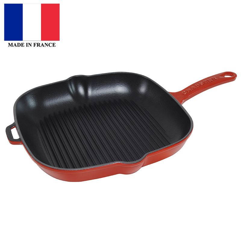 Chasseur Cast Iron – Federation Red Square Grill 25cm(Made in France)