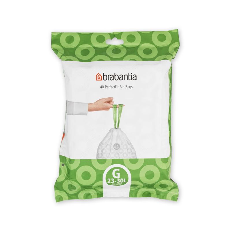 Brabantia – Smartfix Waste Bag40 Bags 30Ltr Pedal Bin