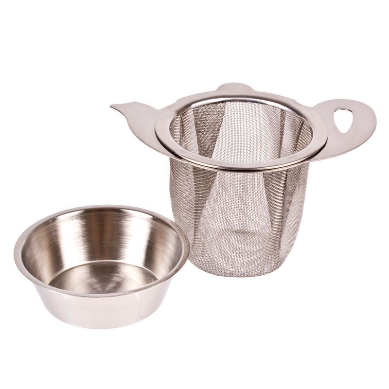 Teaology – Stainless Steel Pot/Mug Infuser with Drip Tray