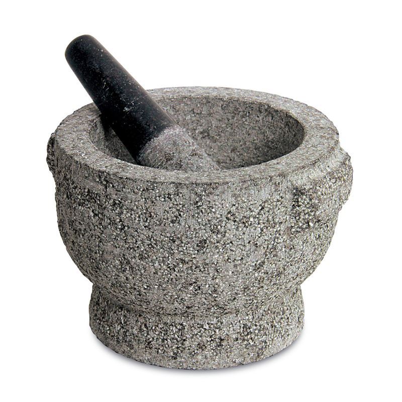 Avanti – Rough Green Mortar and Pestle Solid Granite 20cm