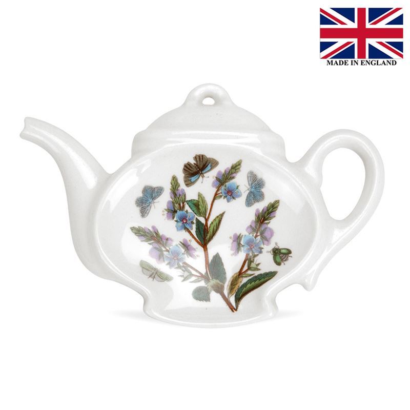 Portmeirion Botanic Garden – Teabag/Spoon Rest (Teapot) (Made in England)