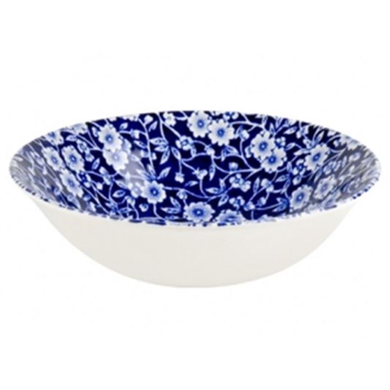 Blue Calico by Burleigh – Cereal Bowl 20cm (Hand Made in England)