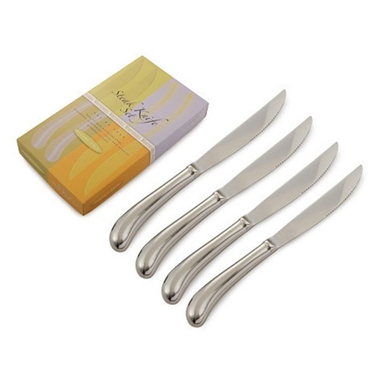 Whitehill – Stainless Steel Pistol Grip Set 4 Steak Knives