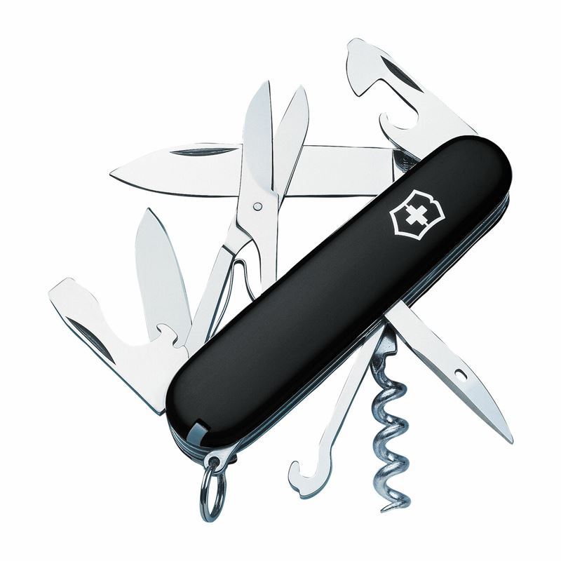 Victorinox – Black Climber Swiss Army Knife 1.3703.3 (Made in Switzerland)
