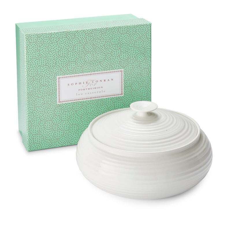 Sophie Conran for Portmeirion – Ice White Low Casserole 3.4Ltr