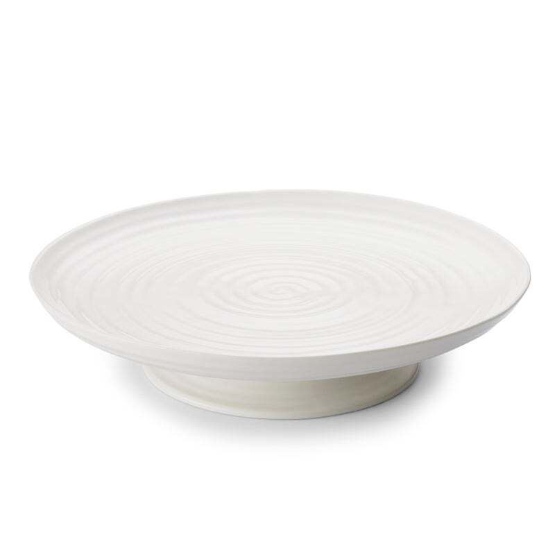 Sophie Conran for Portmeirion – Ice White Footed Cake Plate 32x6cm
