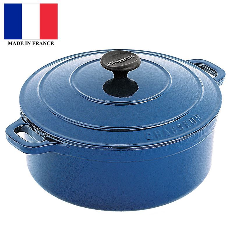 Chasseur Cast Iron – Round French Oven Sky Blue 10cm  (Made in France)