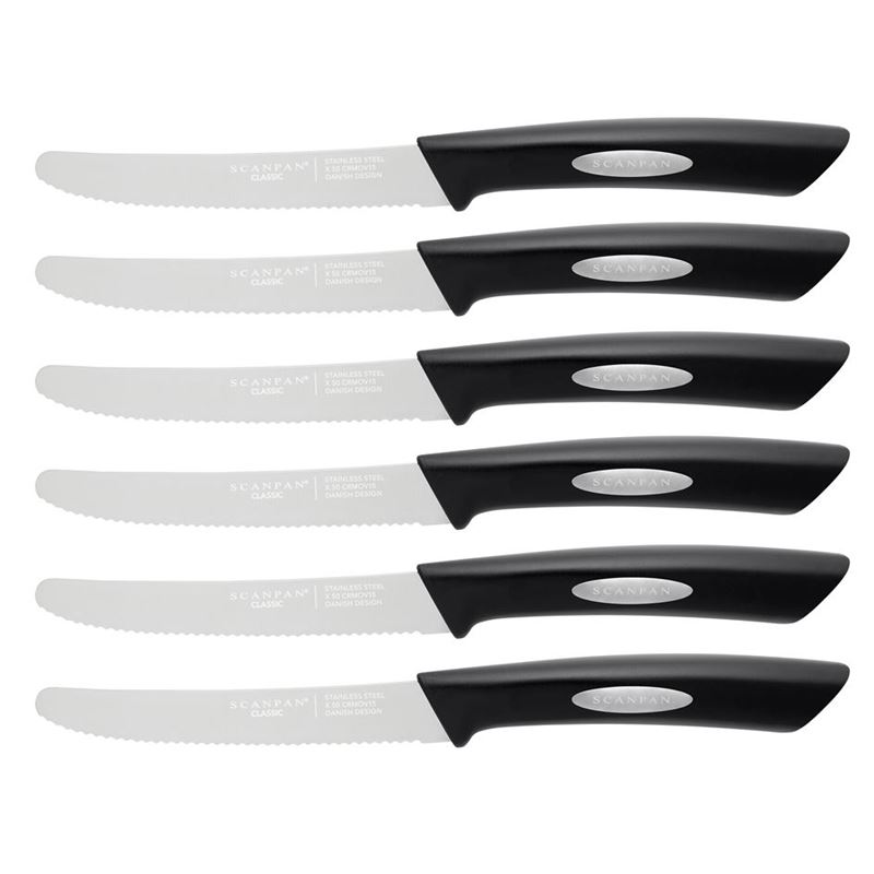 Scanpan Classic – Set of 6 Steak Knives 12cm