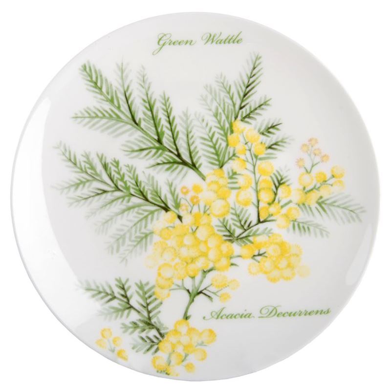Dan Samuels Australia – Green Wattle Fine Bone China Wall Plate 15cm