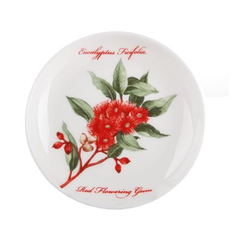Dan Samuels Australia – Red Flowering Gum Fine Bone China Plate/Coaster 10cm