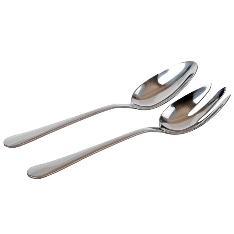 Benzer – Classic Stainless Steel 2pc Salad Set