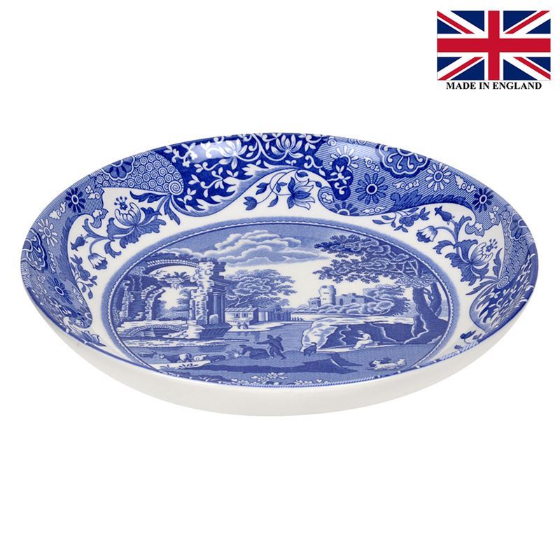 Spode – Blue Italian Pasta Bowl 23cm (Made in England)
