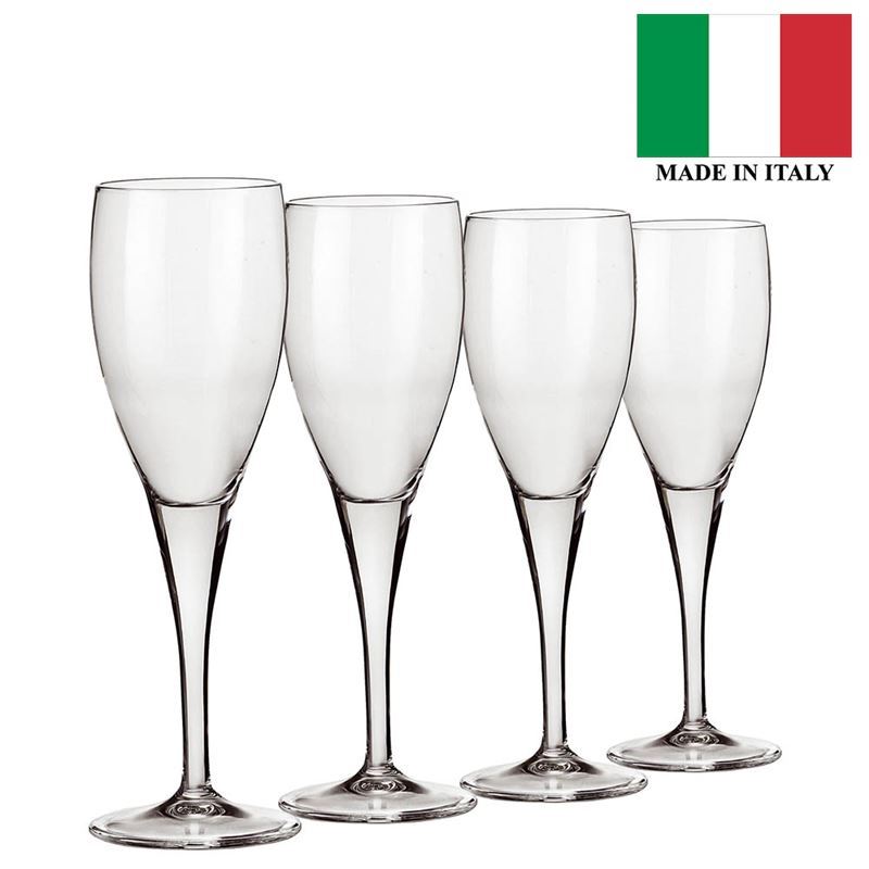 Bormioli Rocco – Toscana Champagne Flute 170ml Set of 4 (Made in Italy)