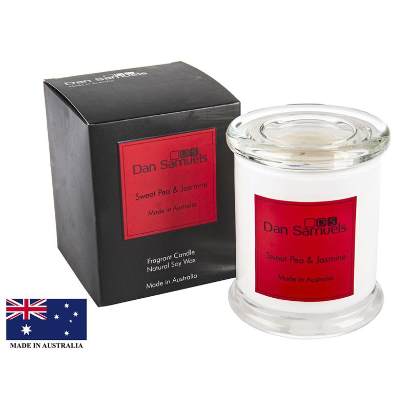 Dan Samuels – Metro Jar Filled Candle Sweet Pea & Jasmine 340ml(Hand Made in Australia)