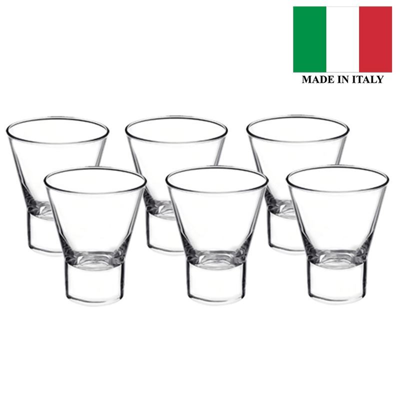 Bormioli Rocco – Ypsilon Pre Dinner Glass 250ml Set of 6 (Made in Italy)