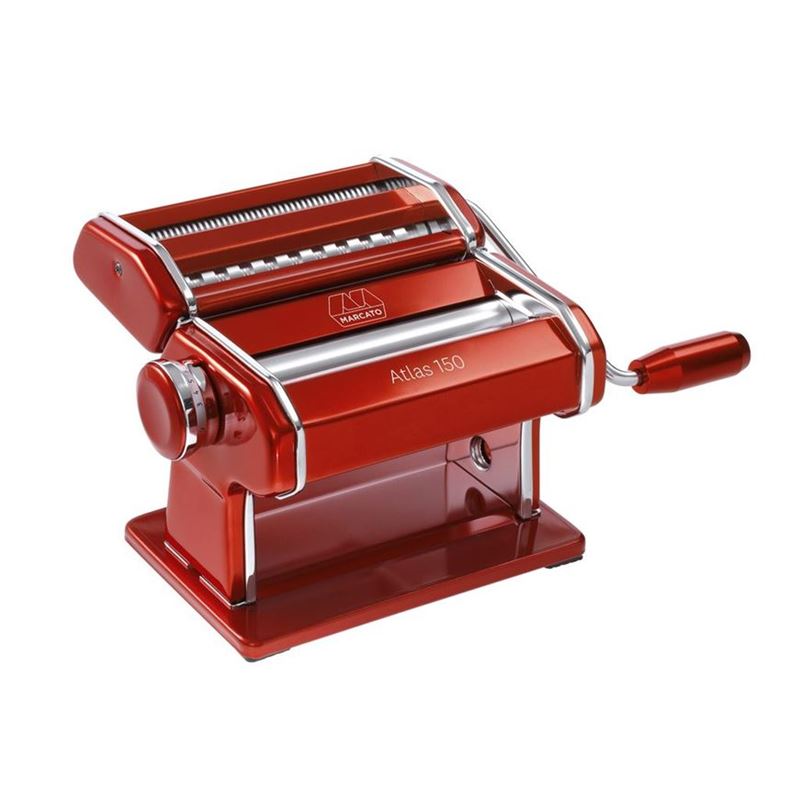 Marcato – Atlas 150 Colour Pasta Machine Red (Made in Italy)