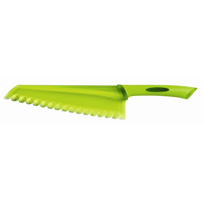 Scanpan – Spectrum Soft Touch Coloured Handle Salad Knife Green 18cm